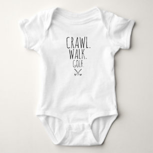 Body Fête des pères Golfer Crawl Walk Golf Baby shower 