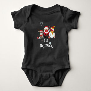 Body Fêtes de Noël de famille personnalisées Lil Brothe