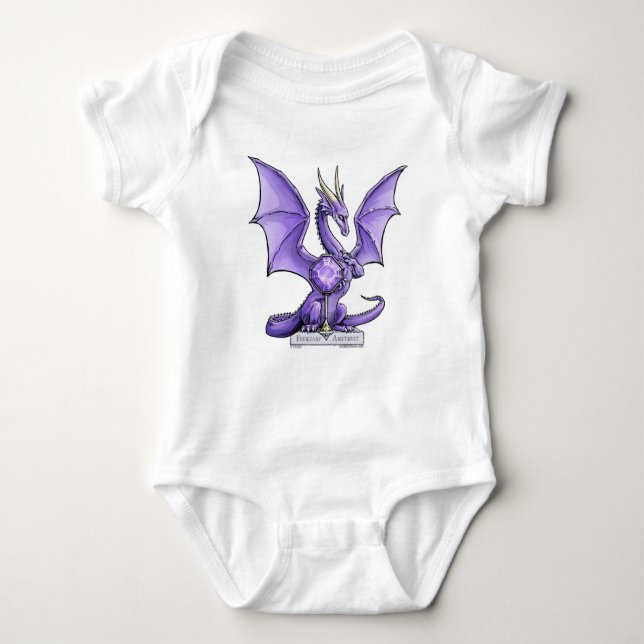 Body Février Birthstone Dragon - Amethyst (Devant)