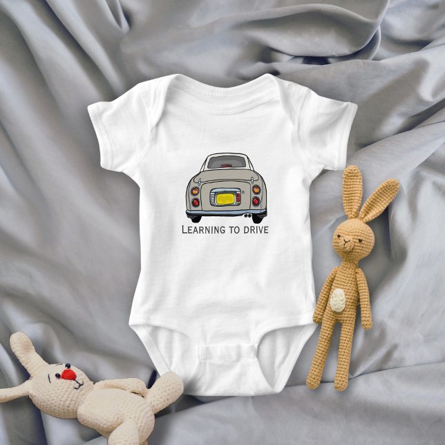 Body Figarations Voiture Figaro Topaz Mist Mignonne (Cute topaz figaro car baby bodysuit for your littlest car enthusiast)