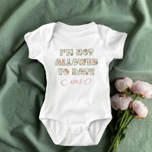 Body Fille Blush Rose Sage Vert Floral Drôle Citation