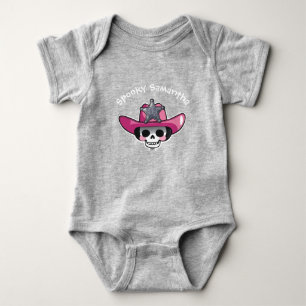 Body Fille effrayante Halloween, bodysuit de squelette
