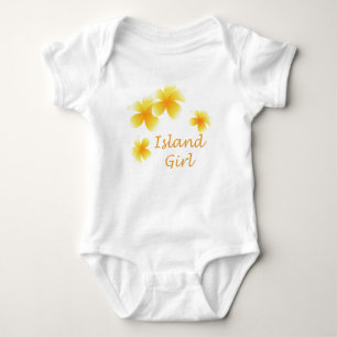 Body Fille hawaïenne Tropical Floral nourrissons
