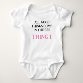 Body fille une pièce pour triplés, triplet idée cadeau,