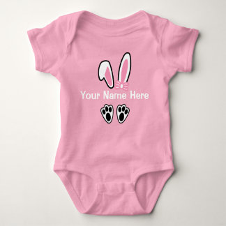 Body Filles Lapin Pâques Oreilles Un Pièce Bodysuit Ros
