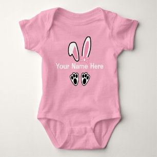Body Filles Lapin Pâques Oreilles Un Pièce Bodysuit Ros