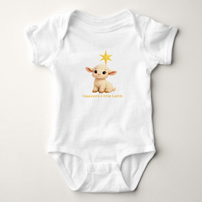 Body First Christmas Religious Heavens Little Lamb with (Devant)