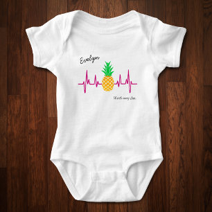 Body FIV Bébé Ananas Heartbeat avec nom v2
