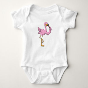Body Flamant rose avec Lipstick
