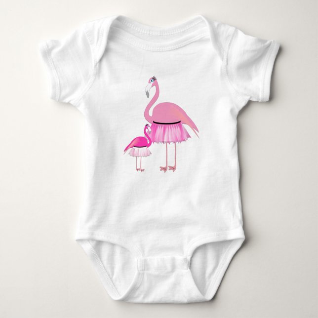 Body Flamant rose - Bodysuit Baby Jersey (Devant)