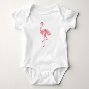Body Flamant rose tribal