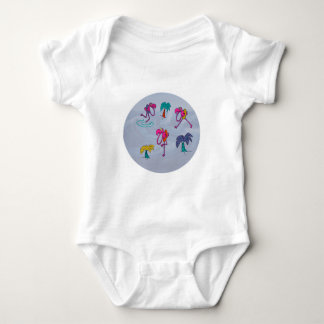 Body Flamingo Beach Baby Bodysuit