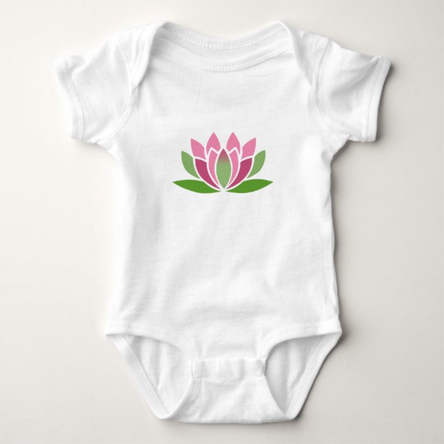 Body Fleur colorée Lotus Zen (Devant)