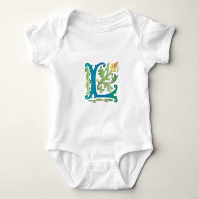 Body Fleur de lis L Monogramme (Devant)