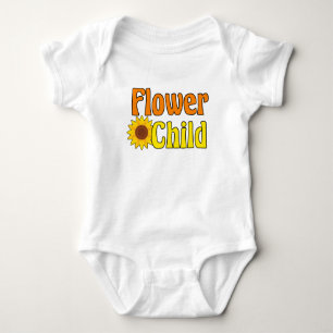 Body Fleur Enfant mignonne Hippie tournesol les années 