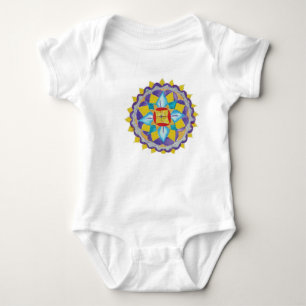 Body Fleur Mandala bébé Creeper biologique, naturel