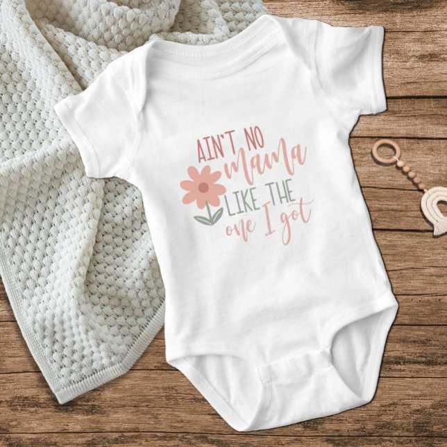 Body Fleur Rose Pas De Maman Comme Celle Que J'Ai Obten (Créateur téléchargé)