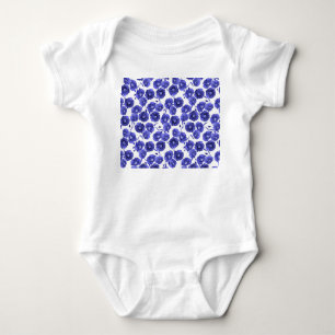 Body Fleurs de champ aquarelle : Papier peint botanique
