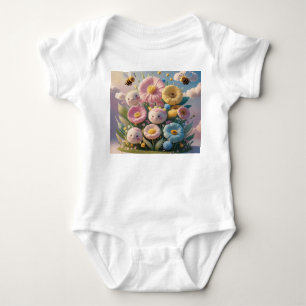 Body Fleurs et abeilles Whimsical Design de vêtements p