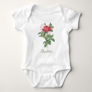 BODY FLEURS PERSONNALISÉES BÉBÉ BODYSUIT