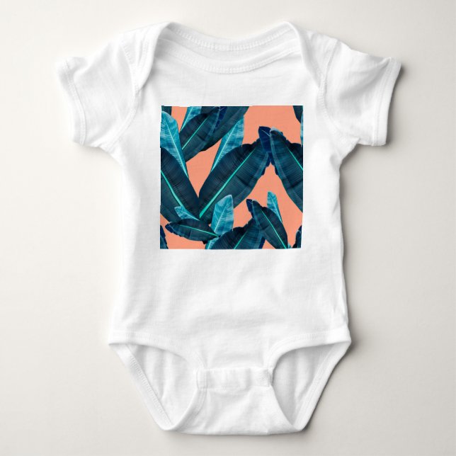 Body Fleurs tropicales, arrière - plan sans couture bot (Devant)