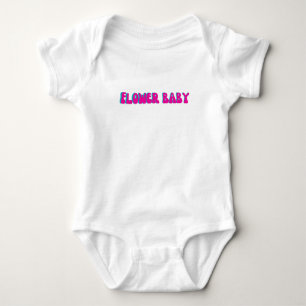 Body floral FLOWER bébé cadeau moderne pour elle