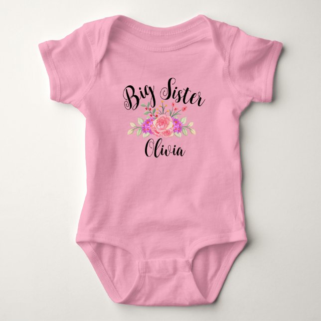 Body Floral Matching grande soeur petite soeur (Devant)