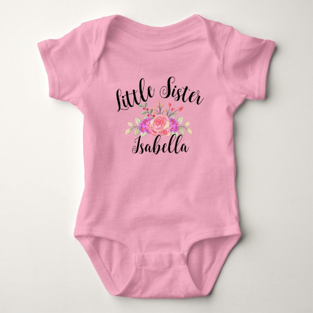 Body Floral Matching grande soeur petite soeur (Devant)