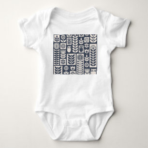Body Flore scandinave : Blanc, Bleu, Minimaliste.