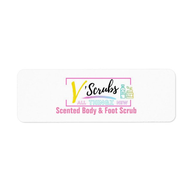 Body & Foot-Scrub-Etikett (Vorne)
