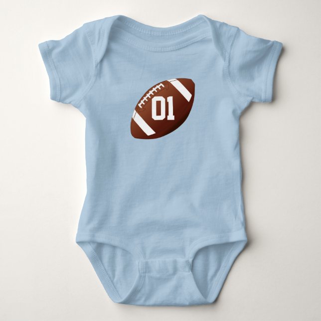 Body Football Custom Baby Jersey Romper (Devant)