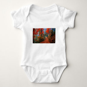 Body Forêt peinte Flamme d'automne Cadeaux d'aquarelle