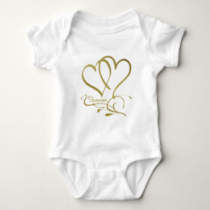 Body Forever Hearts Gold éditable couleurs arrière - pl