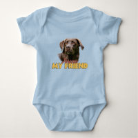 Forever Mon Ami Chocolat Labrador Chien Design
