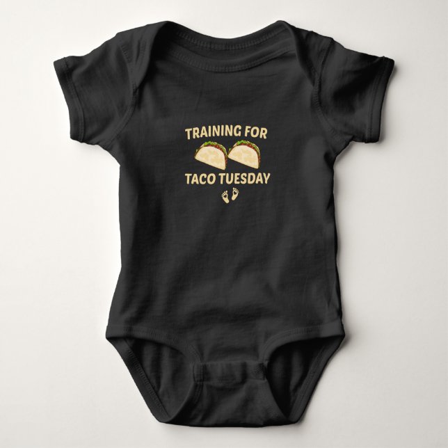 Body Formation Pour Le Mardi Taco, Cadeau De Bébé Taco (Devant)
