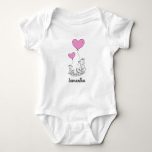 Body Fox Love Design Baby Shirt Bodysuit