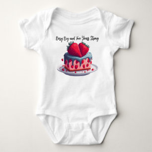 Body Fraise personnalisée pun Berry Gros et deux Ans