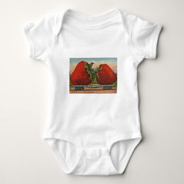 Body Fraises Giant Fruit Antique Fruit Amusant (Devant)