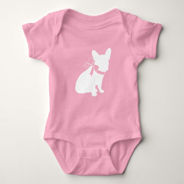 Body Français Baby shower Bulldog Français Français ros (Devant)