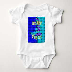 Body Français Bleu Africain Tissé Abstrait violet forme