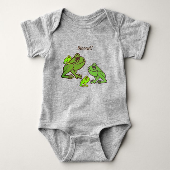 Body Frog Fun Baby Bodysuit (Devant)