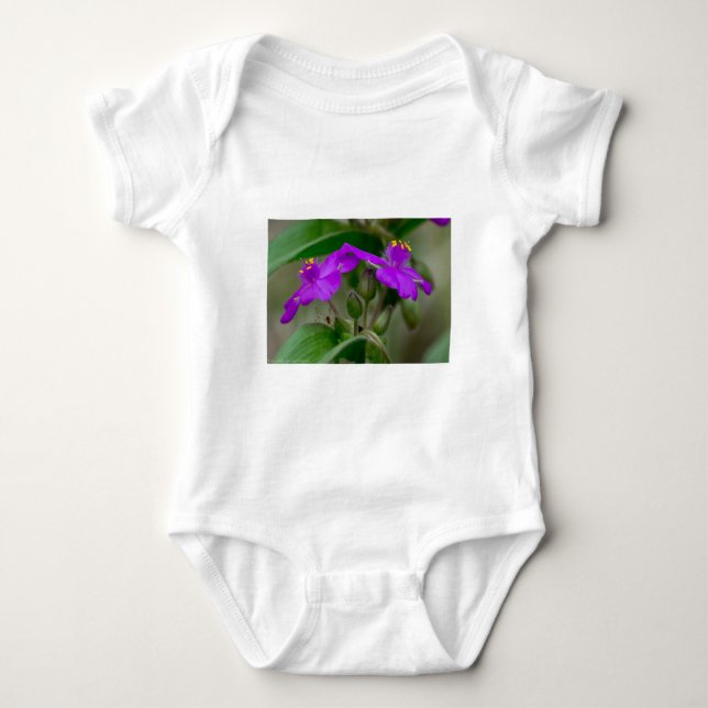 Body Fuchsia Spiderwort Twins Fleur sauvage Cadeaux Vêt (Devant)