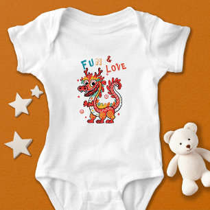 Body Fun Carton Dragon Chinois Nouvel An Fu Kids Cadeau