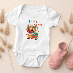 Body Fun Carton Dragon Chinois Nouvel An Fu Kids Cadeau