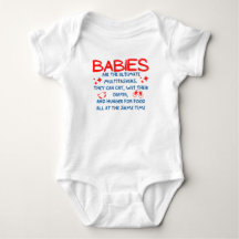 Funny Baby Qoutes Cadeau Baby Bodysuit