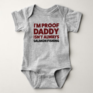Body Funny Baby Saumon Pêche Jersey Bodysuit Chemise