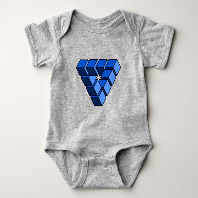 Body Funny Blue Black Toy Blocks Triangle Vector Art (Devant)