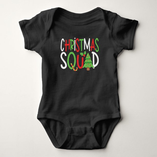Body Funny Christmas Squad Famille Vacances (Devant)