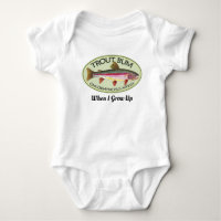 Funny Rainbow Trout Bum Fishing Angler's