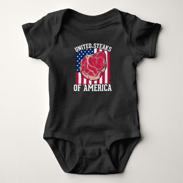 Body Funny Steaks Lover American Meat Humour boucher (Devant)